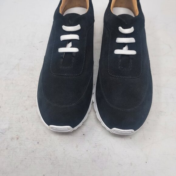 Kiton MENS Suede Low Top Black Sneaker main image 11